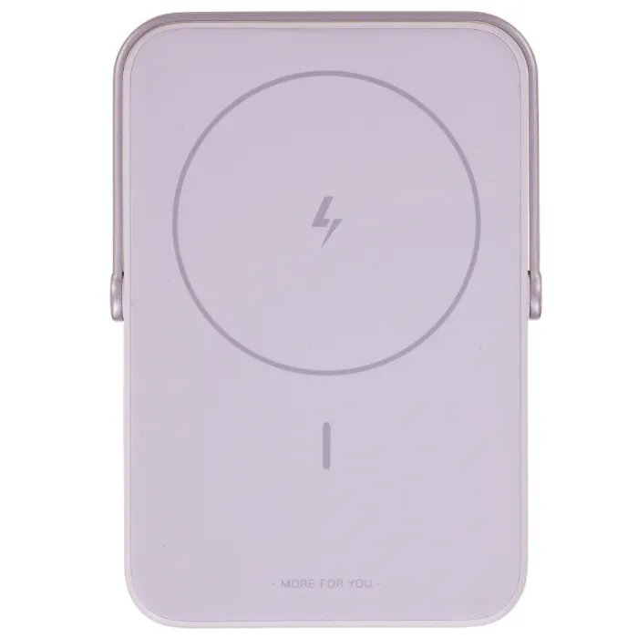 Внешний аккумулятор UGREEN PB571 (35606) UNO 5000mAh MIni Magnetic Wireless 20W Power Bank - Purple — изображение 3