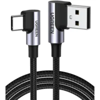 UGREEN US176 (20857) Right Angle USB-A to USB-C Cable 2m - Space Gray