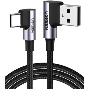 UGREEN US176 (20857) Right Angle USB-A to USB-C Cable 2m - Space Gray