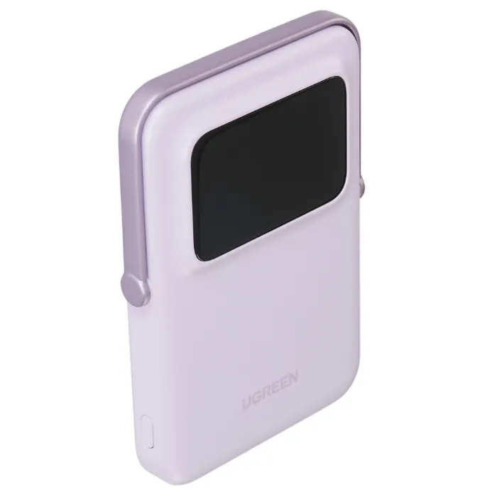 Внешний аккумулятор UGREEN PB571 (35606) UNO 5000mAh MIni Magnetic Wireless 20W Power Bank - Purple