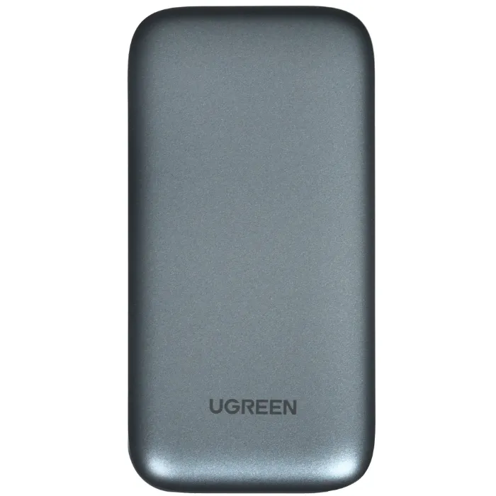 Внешний аккумулятор UGREEN PB502 (25185) 10000mAh Mini Quick Charging 30W Power Bank 30W with Digital Display - Grey — изображение 2