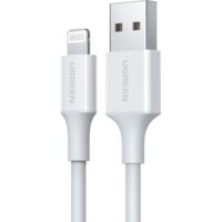 UGREEN US155 (20728) USB-A Male to Lightning Male Cable Nickel Plating ABS Shell 1m. - White