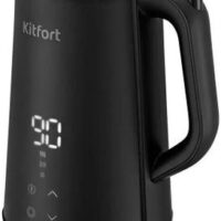 Чайник электрический Kitfort КТ-6188 1.6л. 1500Вт черный корпус: пластик