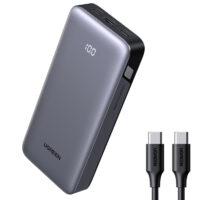 Внешний аккумулятор UGREEN PB535 (55994B) 10000mAh Two-Way Fast Charging 2*USB-C&USB-A 30W Power Bank - Space Gray