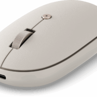 Мышка компьютерная Satechi OntheGo Bluetooth Mouse with USB-C Rechargeable Battery. Цвет: песочный