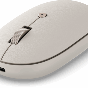 Мышка компьютерная Satechi OntheGo Bluetooth Mouse with USB-C Rechargeable Battery. Цвет: песочный