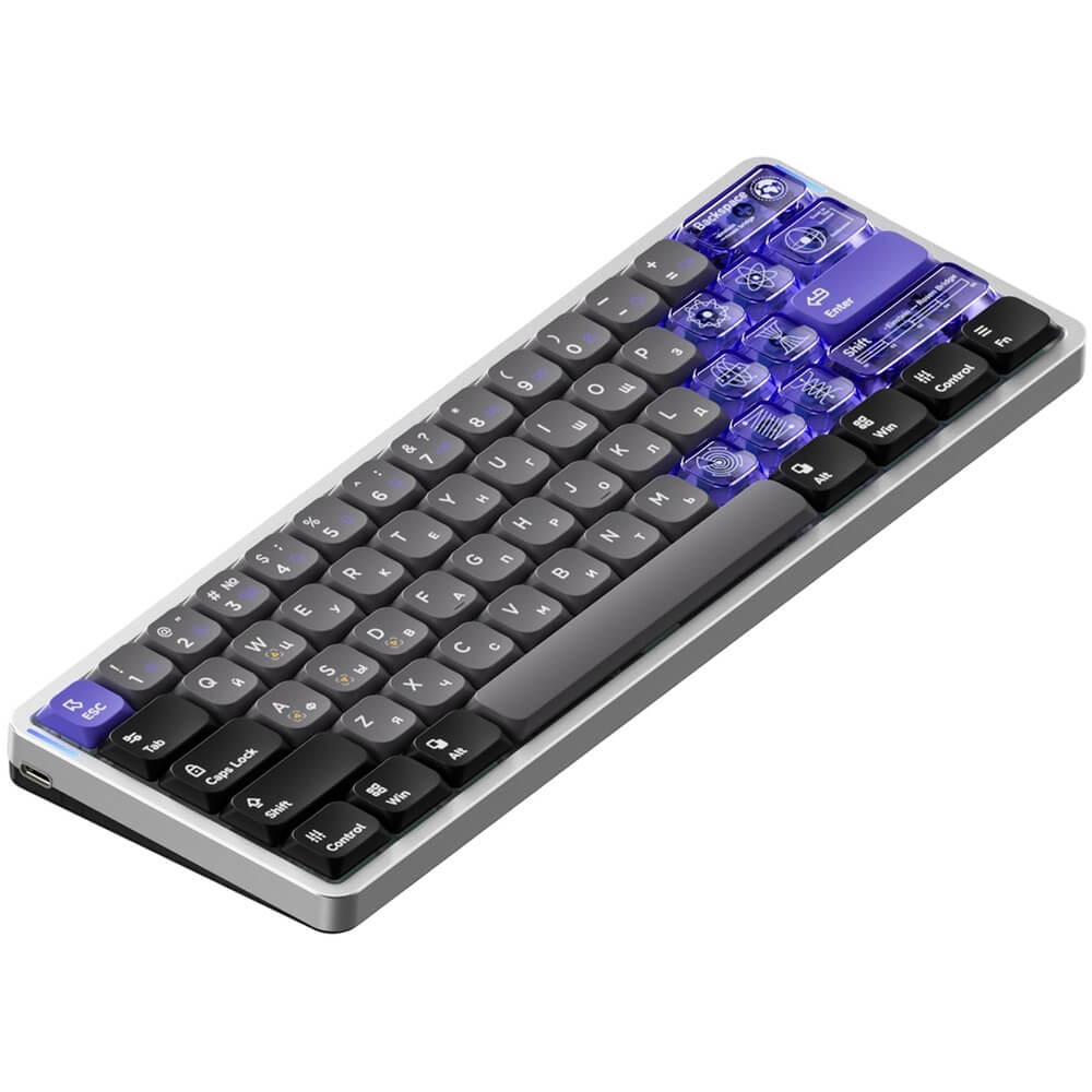 Ультратонкая игровая клавиатра на магнитных переключателях NuPhy Air60 HE, Low-Profile Magnetic Jade Switch