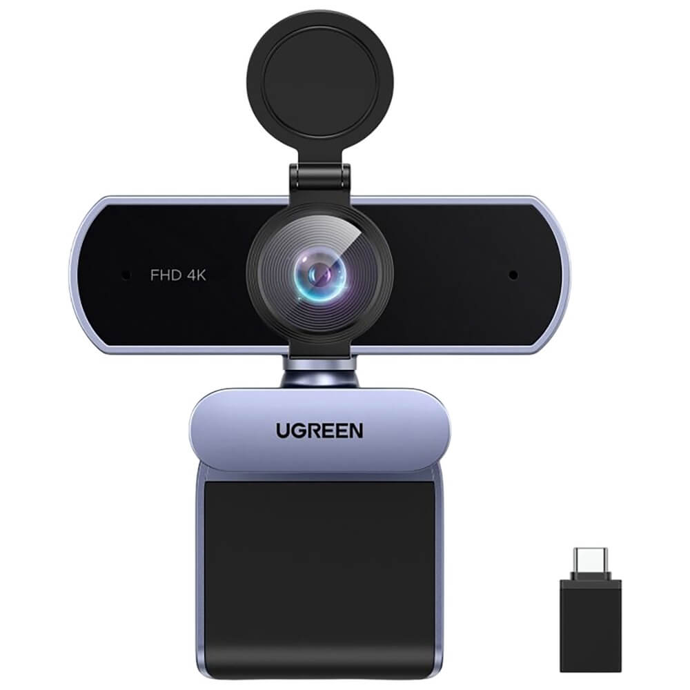 Веб-камера UGREEN CM831 4K Ultra HD серый космос — изображение 2