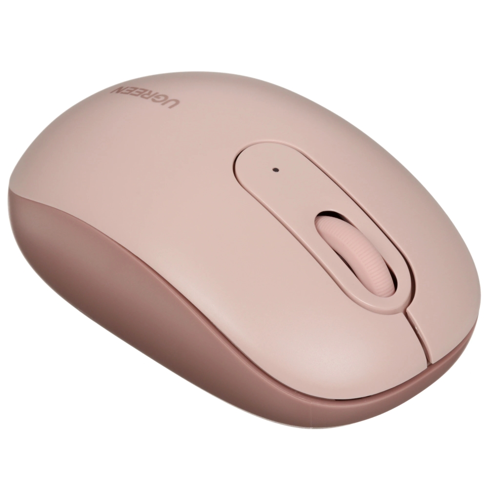 Беспроводная компьютерная мышь UGREEN MU105 (90686), вишнево-розовый — изображение 3
