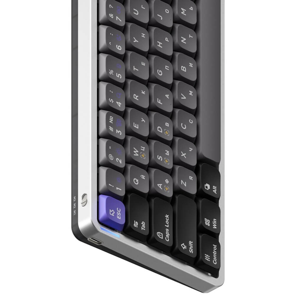 Ультратонкая игровая клавиатра на магнитных переключателях NuPhy Air60 HE, Low-Profile Magnetic Jade Switch — изображение 2
