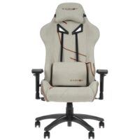 Премиум игровое кресло тканевое KARNOX HERO Genie Edition, коричневый