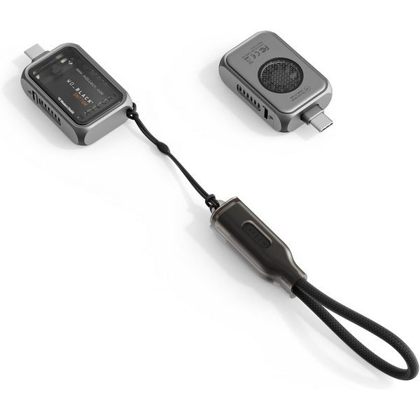 Бокс для жесткого диска Satechi Mini NVMe SSD USB4 Enclosure, серый — изображение 5