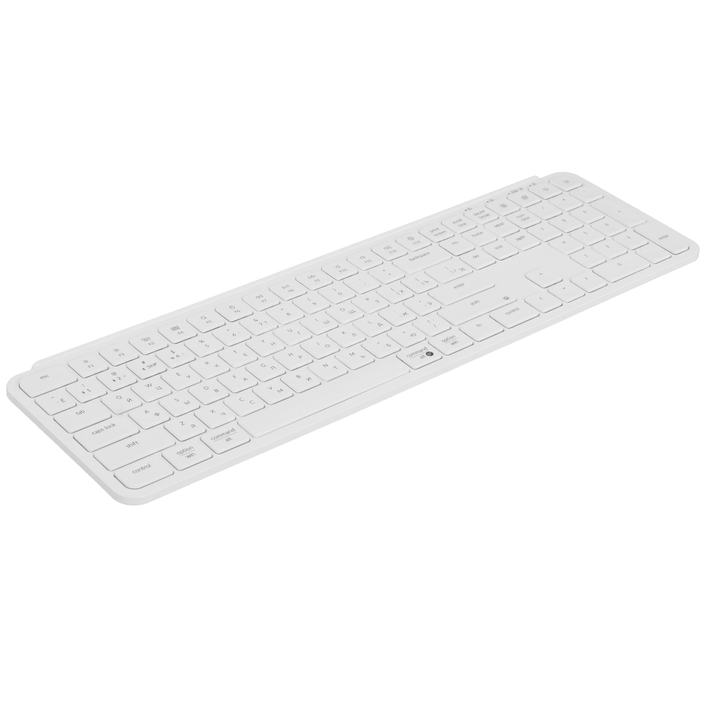 Беспроводная ультратонкая клавиатура Keychron B6 Pro, Ivory White — изображение 2