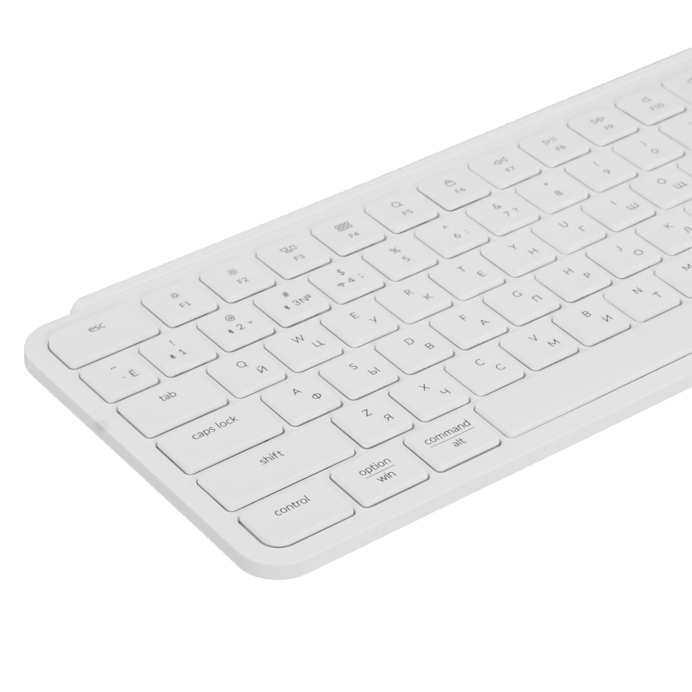 Беспроводная ультратонкая клавиатура Keychron B6 Pro, Ivory White — изображение 3