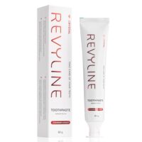 Зубная паста Revyline Crystal Клубника и персик без фтора, 80 г