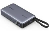 Внешний аккумулятор UGREEN PB550 (55996B) 67W Power Bank 20000 mAh USB-C&USB-A&USB-C Cable Built-in Cable - Space Gray