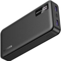 Внешний аккумулятор UGREEN PB312 (25683) 20000mAh Two-Way Fast Charging 2*USB-A&1*USB-C 20W Power Bank - Gray