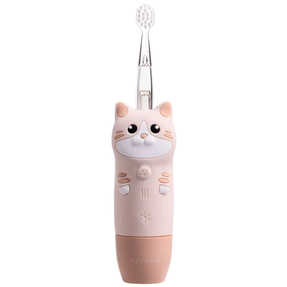 Электрическая зубная щётка Revyline RL 025 Baby Kitty, Beige — изображение 2