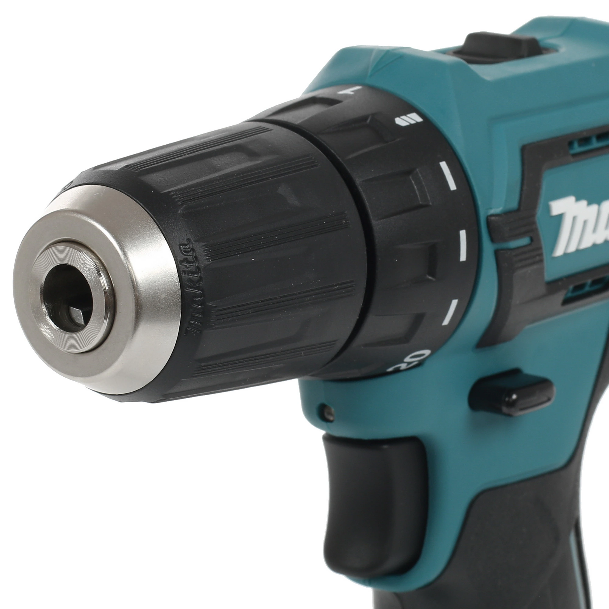 Дрель Makita DF333DWYE ак,12В,2х1.5АчLi-ion(слайдер),БЗП-10мм,0-4501700обм,3014Нм,1.1кг,179x66x212,чем,подсв — изображение 5