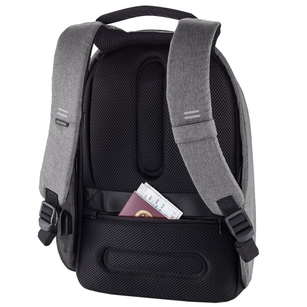 Рюкзак для ноутбука до 15,6" XD Design Bobby Hero Regular, серый — изображение 6