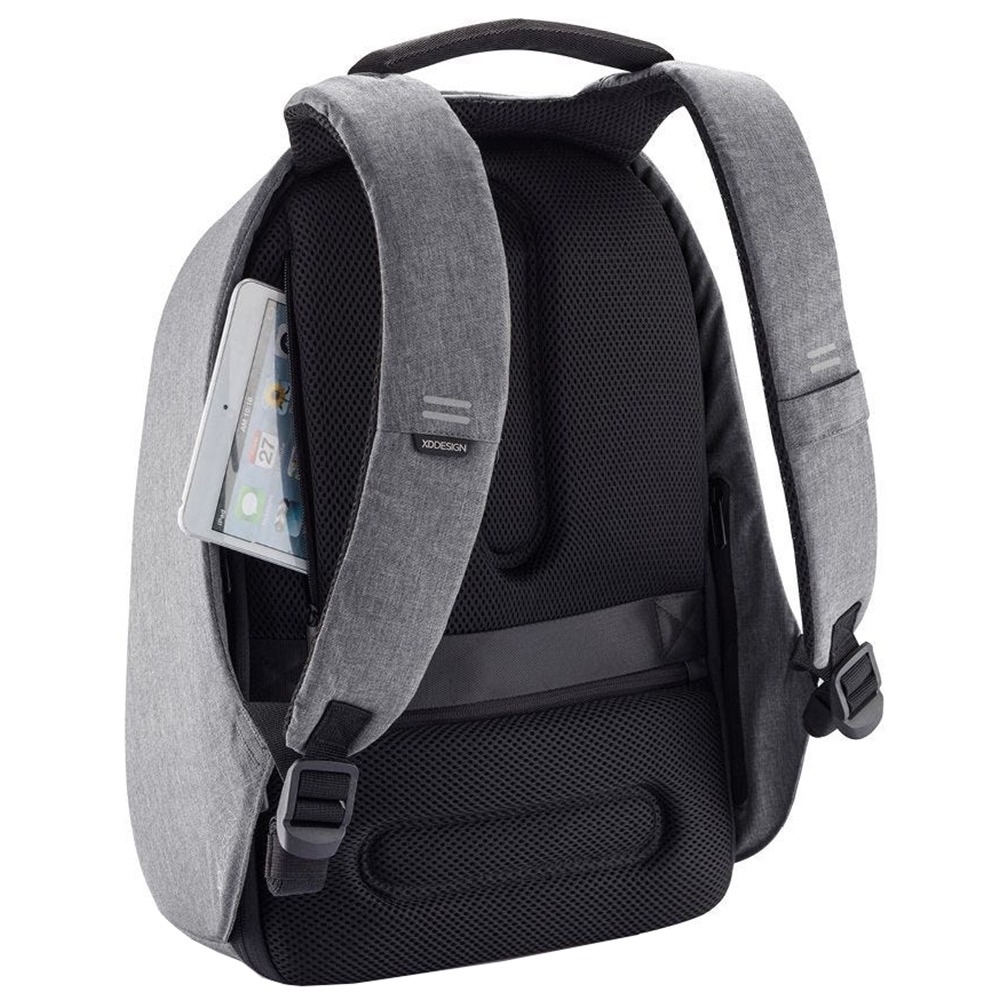 Рюкзак для ноутбука до 15,6" XD Design Bobby Hero Regular, серый — изображение 7