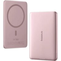 Внешний аккумулятор Baseus PicoGo AM41 Ultra-Slim 5000mAh 20W, розовый (60W) (P1007680C453-00)