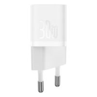 СЗУ Baseus GaN5(mini) 1C 30Вт White с кабелем для зарядки Type-C-Type-C 100Вт, 1 м (P10110902213-00)
