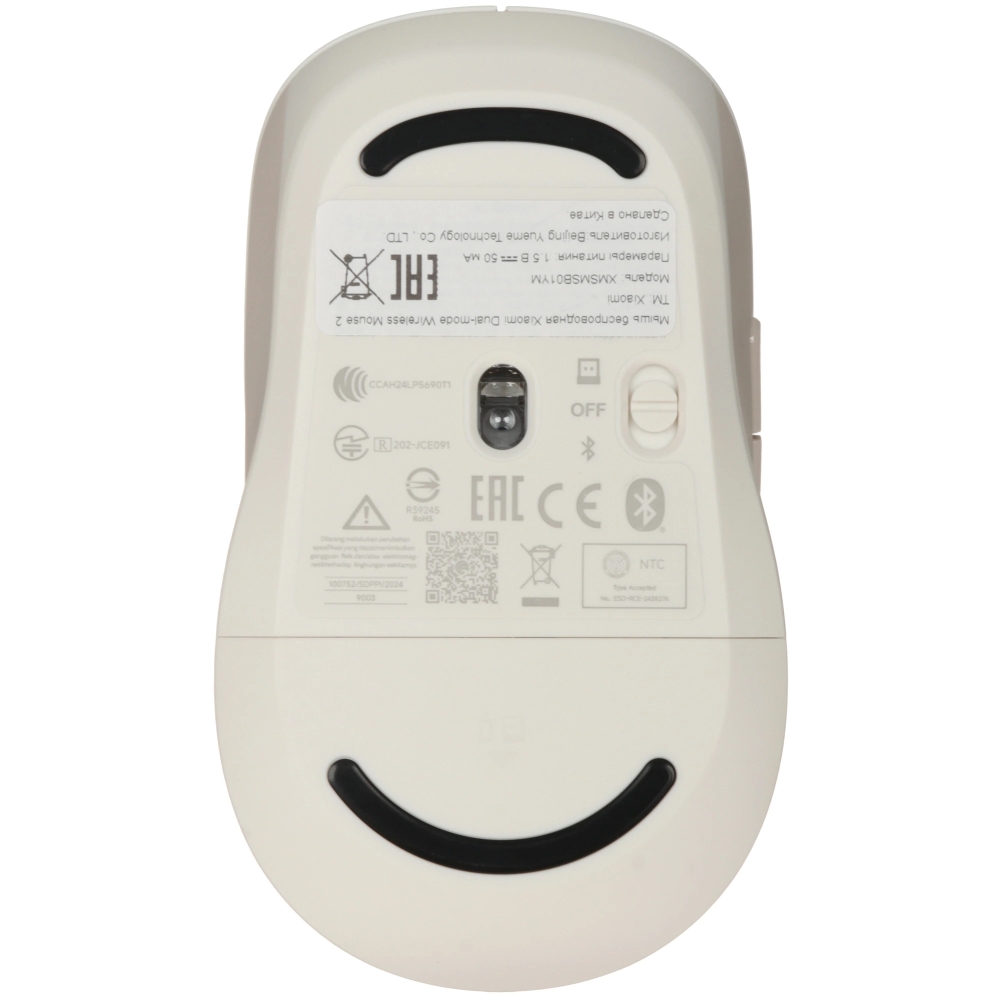 Беспроводная мышь Xiaomi Dual-mode Wireless Mouse 2 (белый) — изображение 4
