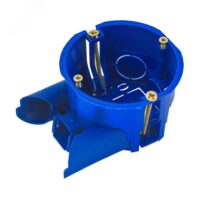 Подрозетник GUSI ELECTRIC С3Е3КК для полых стен 68х45, IP 30 с кабель-каналом, синий
