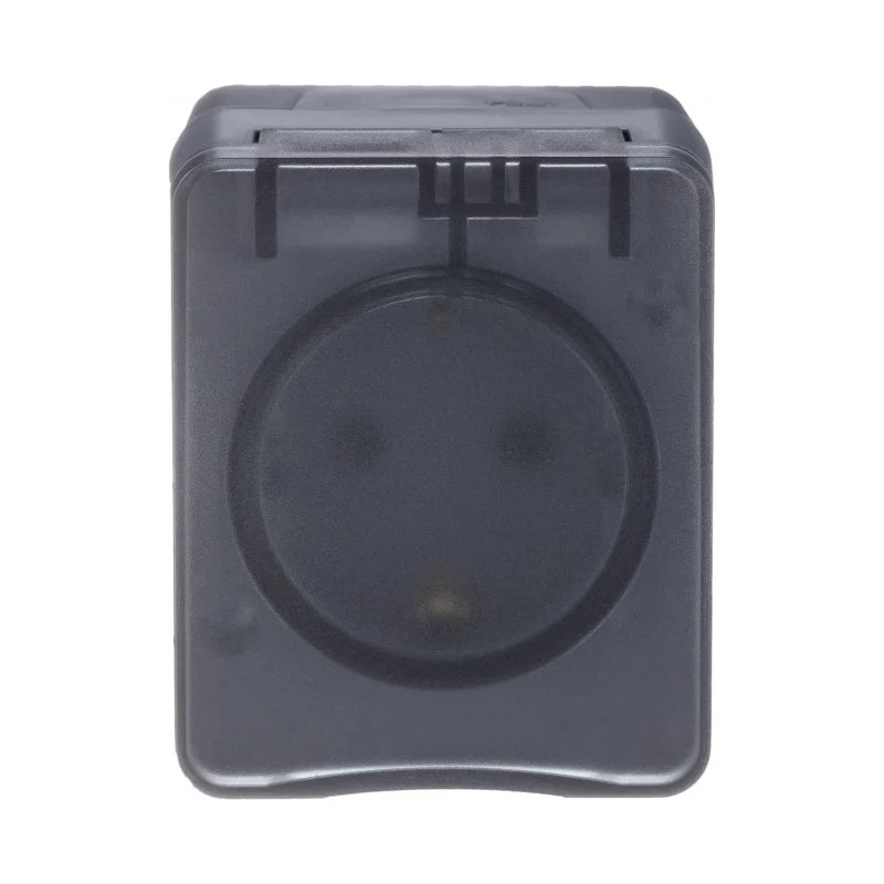 Розетка Systeme Electric AtlasDesign Profi54 с заземлением со шторками IP54 16А 250B, АНТРАЦИТ, Россия — изображение 2