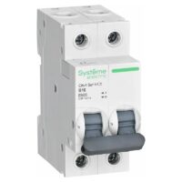 Выключатель автоматический двухполюсный Systeme Electric City9 Set 16А B 4.5kA 230В